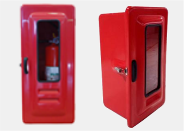 Abrigo de Fibra para Extintor de Incêndio Portátil